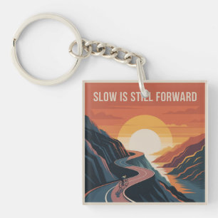 Porte-clefs Lent Est Toujours Vers L'avant
