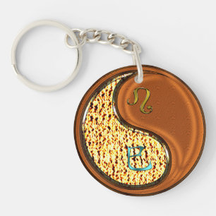Porte-clefs Leo et serpent à bois
