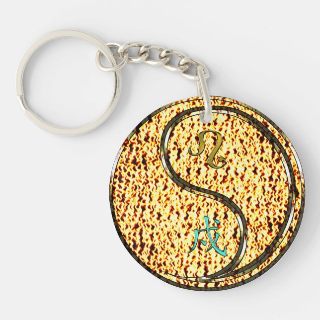 Porte-clefs Leo & Fire Dog (Devant)