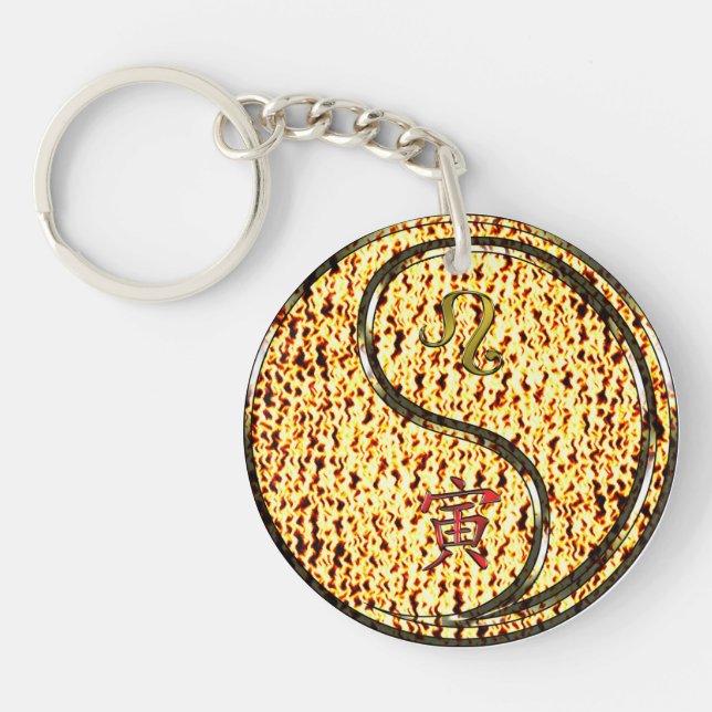 Porte-clefs Leo & Fire Tiger (Devant)