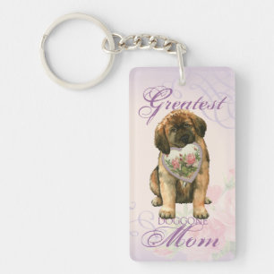 Porte-clefs Leonberger Heart Mom