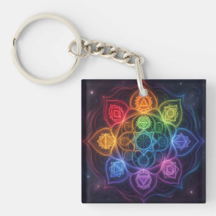 Porte-clefs Les 7 Chakras