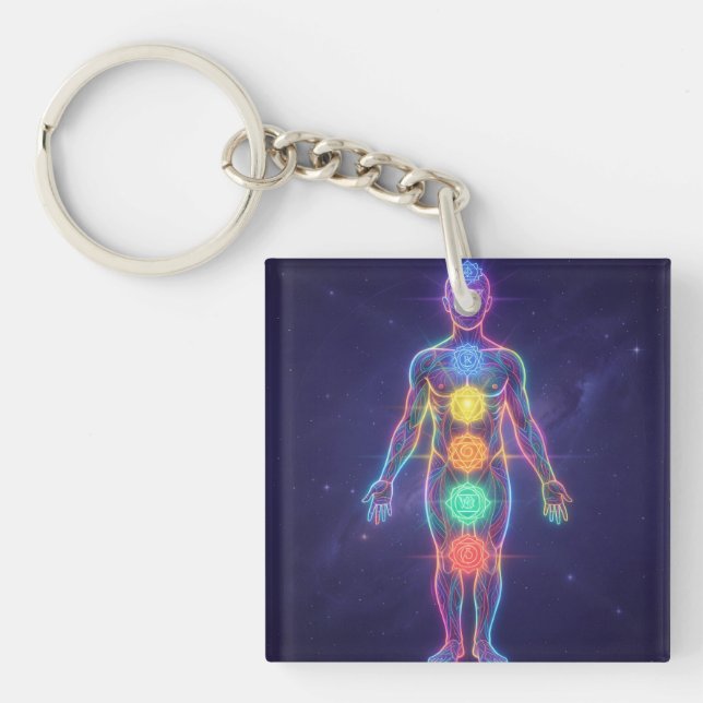 Porte-clefs Les 7 Chakras´2 (Devant)