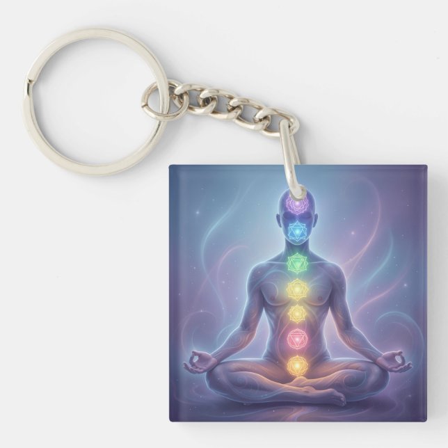 Porte-clefs Les 7 Chakras´2 (Devant)