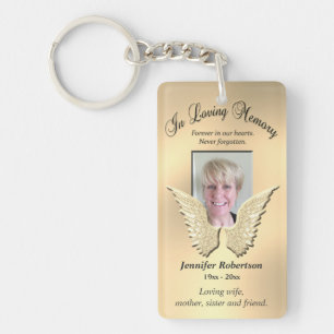Porte-clefs Les ailes commémoratives faites sur commande