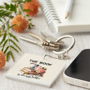 Porte-clefs Les amateurs de livres mignons