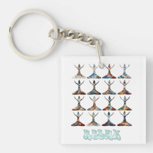 Porte-clefs Les amis du yoga