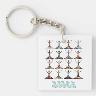 Porte-clefs Les amis du yoga