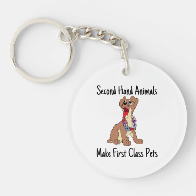 Porte-clefs Les animaux de seconde main font le premier Porte  (Devant)