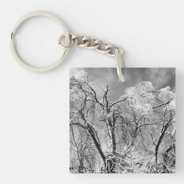 Porte-clefs les arbres l'hiver (Devant)