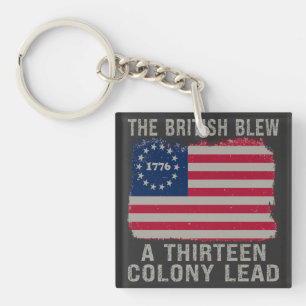 Porte-clefs Les Britanniques ont bravé treize colonies 4 juill