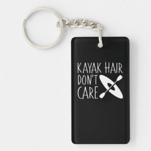 Porte-clefs Les cheveux Kayaking ne s'inquiètent pas la