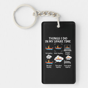 Porte-clefs Les Choses Que Je Fais Dans Mon Temps Libre Aller 