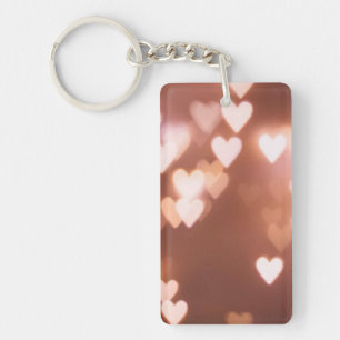 PORTE-CLEFS LES COEURS DU JOUR DE ROSE VALENTINE