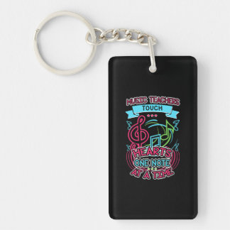 Porte-clefs Les Enseignants De La Musique Touchent Les Coeurs