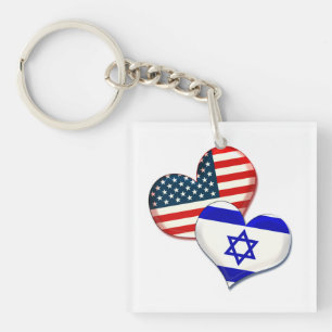 Porte-clefs Les Etats-Unis et Israël