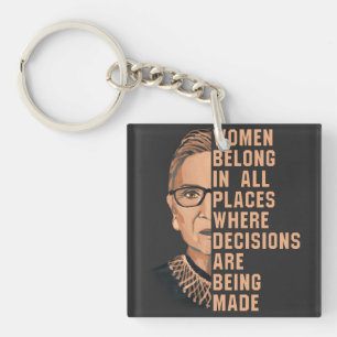 Porte-clefs Les Femmes Font Partie De Tous Les Endroits Où Les