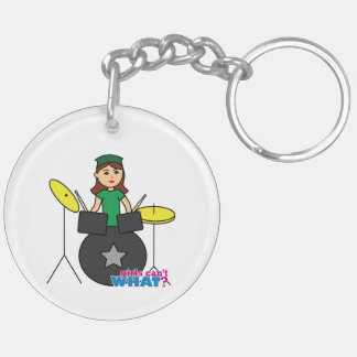 Porte-clefs Les filles ne peuvent quoi ? Conception personnal