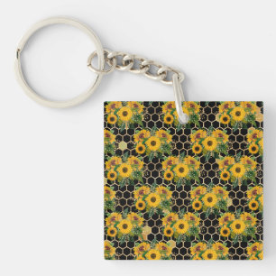 Porte-clefs Les Fleurs De Soleil Se Transforment Naturellement