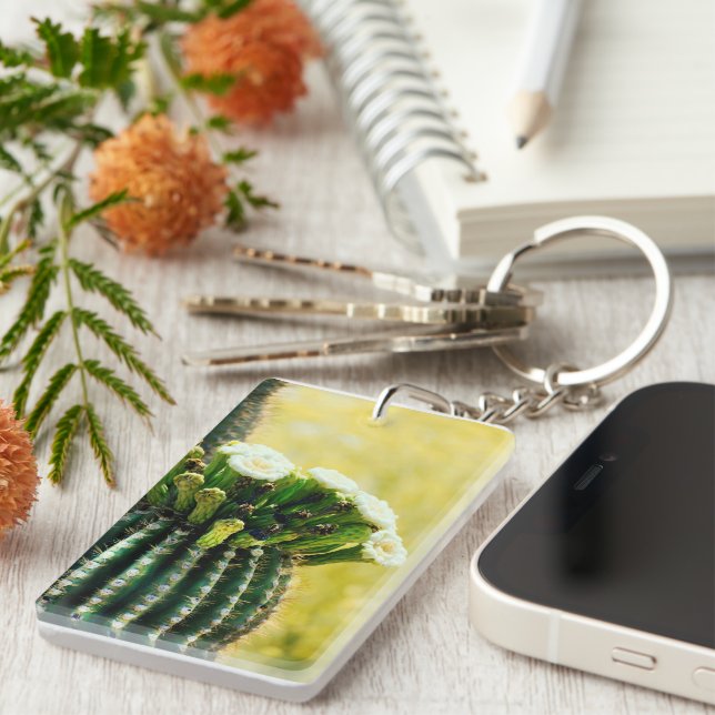 Porte-clefs Les fleurs d'un Saguaro (Devant droit)
