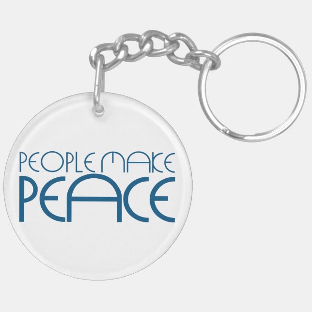 Porte-clefs Les gens font la paix (Dos gauche)