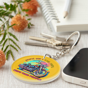 Porte-clefs Les gens ne prennent pas de voyage : Vélo de style