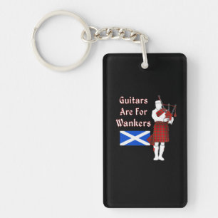 Porte-clefs Les Guitares Pour Les Guankers Funny Bagpiper
