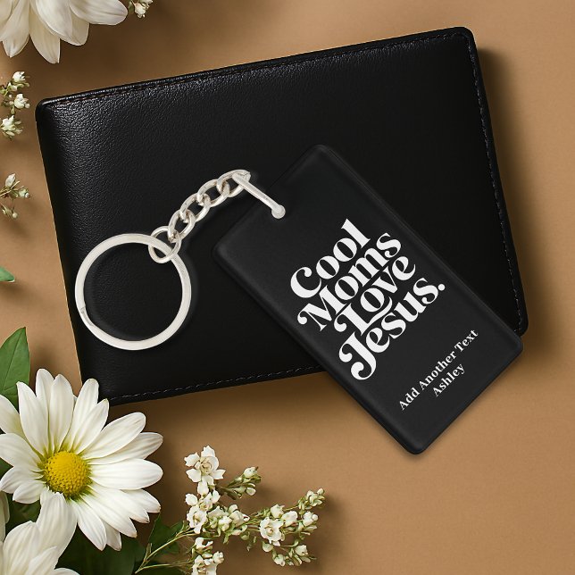 Porte-clefs Les mamans cool aiment Jésus (Créateur téléchargé)