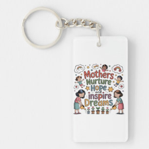 Porte-clefs Les mères nourrissent l'espoir et inspirent les rê