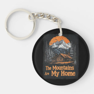 Porte-clefs Les montagnes sont ma maison