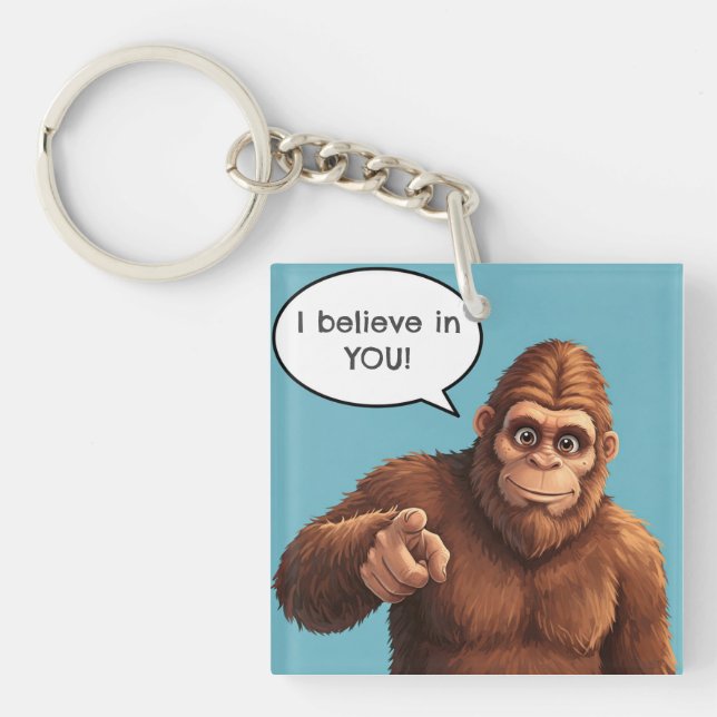 Porte-clefs Les mots de sagesse de Bigfoot (Devant)