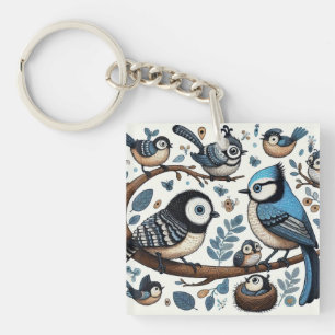 Porte-clefs Les oiseaux dangereux