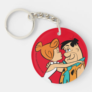 Porte-clefs Les Pierrafeu Wilma Kissing Fred