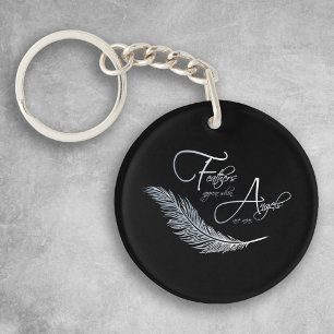 Porte-clefs Les plumes apparaissent lorsque les anges sont prè