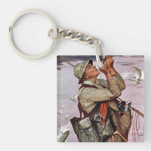 Porte-clefs Les poissons sautent