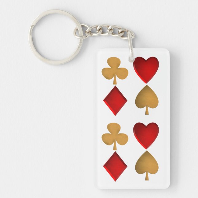 Porte-clefs Les quatre costumes (Devant)