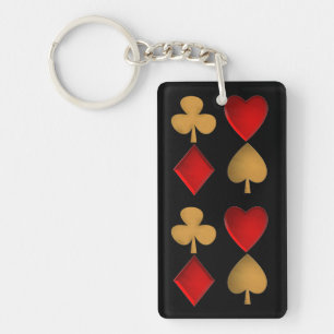 Porte-clefs Les quatre costumes porte - clé