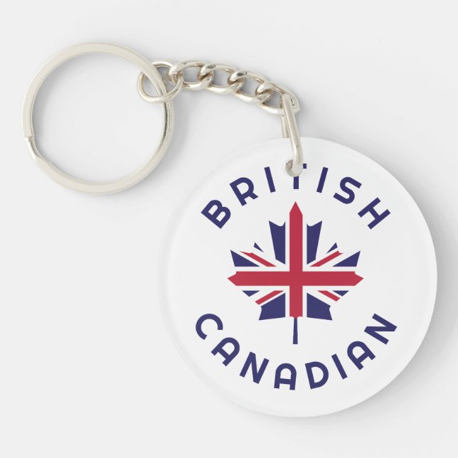 Porte-clefs Les racines britanniques canadiennes (Devant)