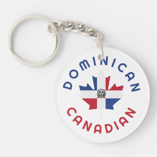 Porte-clefs Les racines canadiennes dominicaines