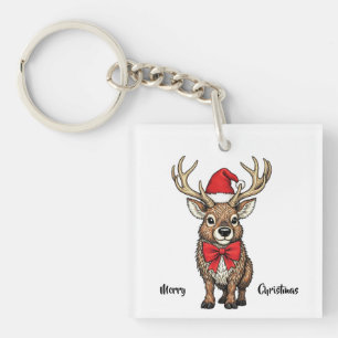Porte-clefs Les rennes du Père Noël