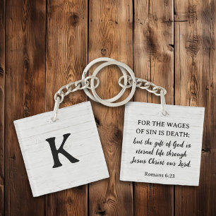 Porte-clefs Les Romains du salut Écriture Monogramme chrétien