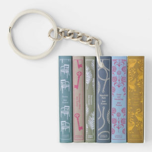 Porte-clefs Les romans de Jane Austen sur un Porte - clé