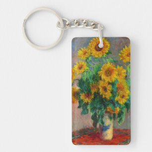 Porte-clefs Les tournesols de Monet