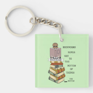 Porte-clefs Les vers de livre ne parviennent jamais au Porte -