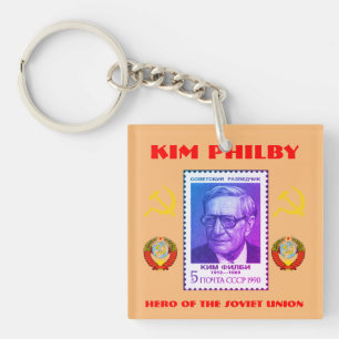 Porte-clefs L'espion britannique Kim Philby, héros de l'Union