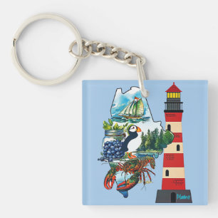 Porte-clefs L'État du Maine