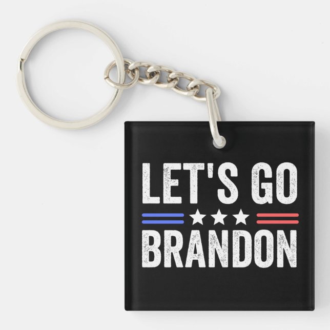 Porte-clefs Let's Go Brandon (Devant)