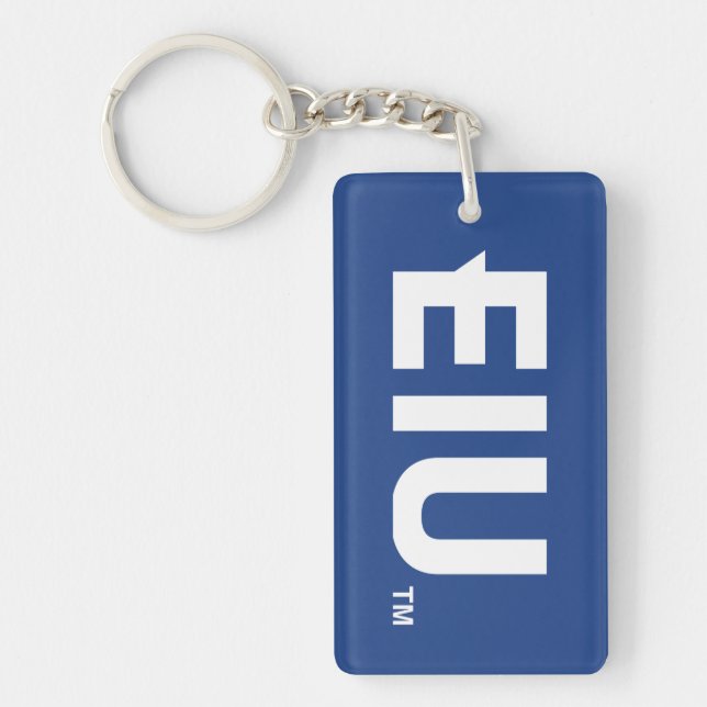 Porte-clefs LETTRE bloc EIU (Devant)