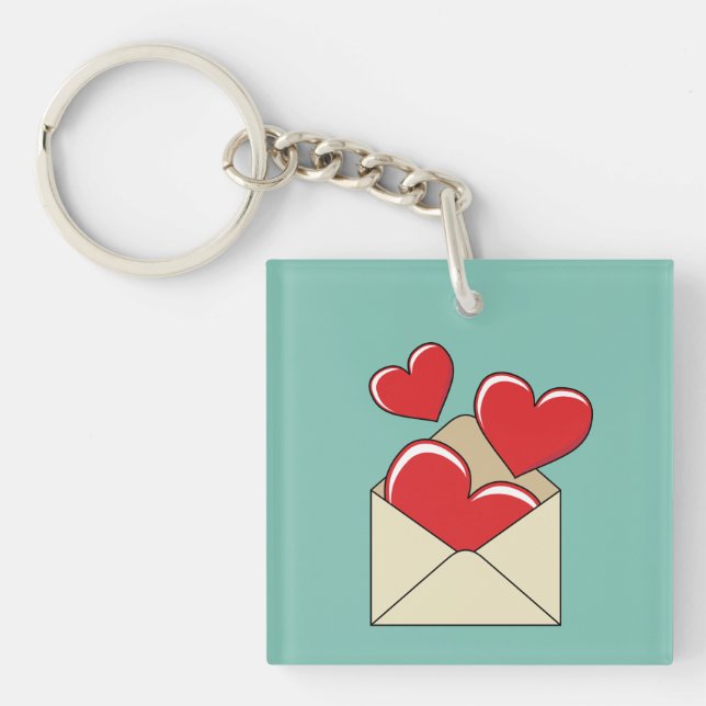 Porte-clefs Lettre de love (Devant)