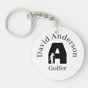 Porte-clefs LETTRE Golfer A